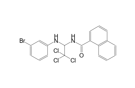 N-[1-(3-bromoanilino)-2,2,2-trichloroethyl]-1-naphthamide