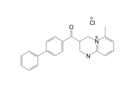 1,2,3,4-TETRAHYDRO-6-METHYL-3-(4-PHENYLBENZOYL)-2H-PYRIDO-[1,2-A]-PYRIMIDINE-HYDROCHLORIDE