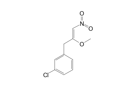 1-(META-CHLOROBENZYL)-1-METHOXY-2-NITROETHYLENE