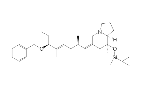 [(6Z,8S,8aS)-6-[(E,2R,6S)-2,5-dimethyl-6-phenylmethoxy-oct-4-enylidene]-8-methyl-1,2,3,5,7,8a-hexahydroindolizin-8-yl]oxy-tert-butyl-dimethyl-silane