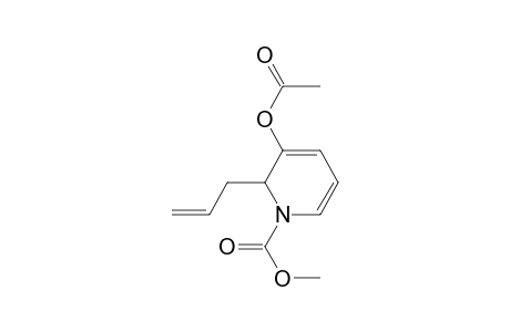 1(2H)-Pyridinecarboxylic acid, 3-(acetyloxy)-2-(2-propenyl)-, methyl ester