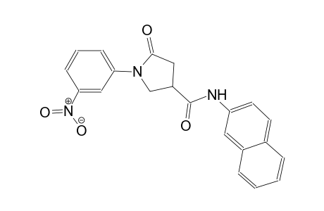 3-pyrrolidinecarboxamide, N-(2-naphthalenyl)-1-(3-nitrophenyl)-5-oxo-