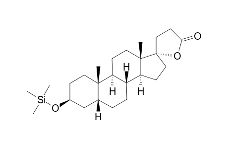 Pregnane-21-carboxylic acid, 17-hydroxy-3-[(trimethylsilyl)oxy]-, .gamma.-lactone, (3.beta.,5.beta.,17.alpha.)-