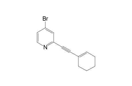 4-Bromo-2-(cyclohex-2-en-1-ylethynyl)pyridine