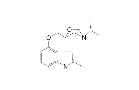 4-((3-isopropyl-2,3,4,5-tetrahydrooxazol-5-yl)methoxy)-2-methylindole