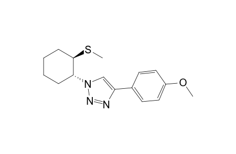4-(4-Methoxyphenyl)-1-[(1R*,2R*)-[2-(methylthio)-cyclohexyl]]-1H-1,2,3-triazole