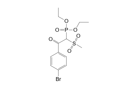 DIETHYL-1-METHYLSULFONYL-2-OXO-2-(4'-BROMOPHENYL)-ETHYLPHOSPHONATE