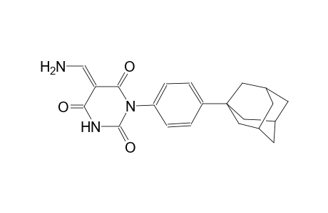 (5E)-1-[4-(1-adamantyl)phenyl]-5-(aminomethylene)-2,4,6(1H,3H,5H)-pyrimidinetrione