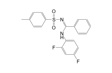 N-[(Z)-(2,4-difluoroanilino)(phenyl)methylidene]-4-methylbenzenesulfonamide
