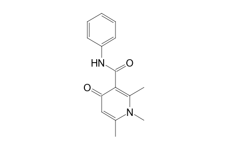 3-Pyridinecarboxamide, 1,4-dihydro-1,2,6-trimethyl-4-oxo-N-phenyl-
