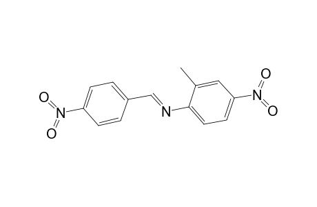 N-(2-Methyl-4-nitrophenyl)-N-[(E)-(4-nitrophenyl)methylidene]amine