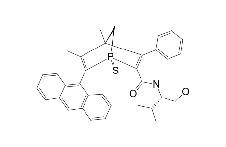 6-ANTHRACYL-4,5-DIMETHYL-3-PHENYL-2-[1-(1-HYDROXYMETHYL-2-METHYLPROPYL)-AMINO]-CARBONYL-1-PHOSPHA-2,5-NORBORNADIENE-SULFIDE
