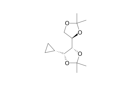 (4R,4'R,5R)-5-Cyclopropyl-2,2,2',2'-tetramethyl-[4,4']bi[1,3]dioxolanyl