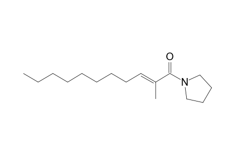 (E)-2-methyl-1-(1-pyrrolidinyl)-2-undecen-1-one