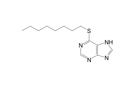 6-(octylthio)purine