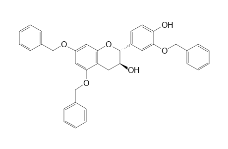 (2R,3S)-2-(4-hydroxy-3-phenylmethoxyphenyl)-5,7-bis(phenylmethoxy)-3,4-dihydro-2H-1-benzopyran-3-ol
