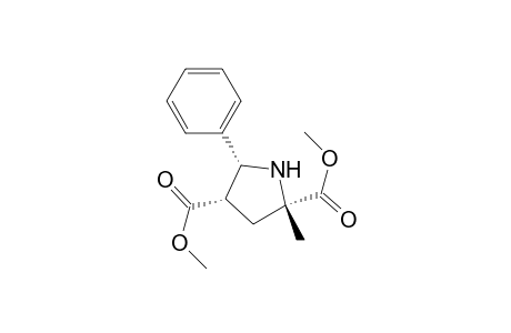 2,4-Pyrrolidinedicarboxylic acid, 2-methyl-5-phenyl-, dimethyl ester, (2.alpha.,4.alpha.,5.alpha.)-(.+-.)-
