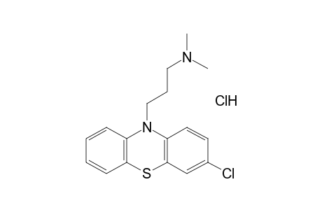 3-CHLORO-10-[3-(DIMETHYLAMINO)PROPYL]PHENOTHIAZINE, MONOHYDROCHLORIDE