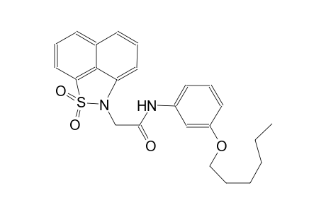 2H-naphtho[1,8-cd]isothiazole-2-acetamide, N-[3-(hexyloxy)phenyl]-, 1,1-dioxide