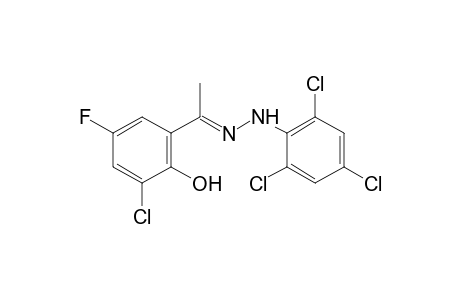 3'-chloro-5'-fluoro-hydroxyacetophenone, (2,4,6-trichlorophenyl)hydrazone
