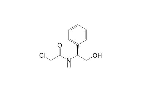2-Chloranyl-N-[(1S)-2-oxidanyl-1-phenyl-ethyl]ethanamide