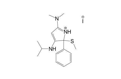 5-(Dimethylamino)-3-(isopropylamino)-2-(methylthio)-2-phenyl-2H-pyrrolium Iodide