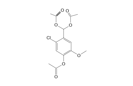 2-CHLORO-4-HYDROXY-5-METHOXYTOLUENE-alpha,alpha-DIOL, TRIACETATE