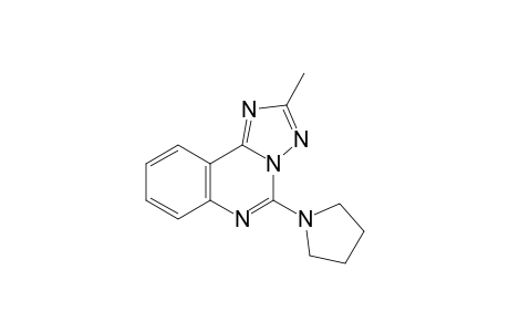 2-Methyl-5-(1-pyrrolidinyl)-[1,2,4]triazolo[1,5-c]quinazoline