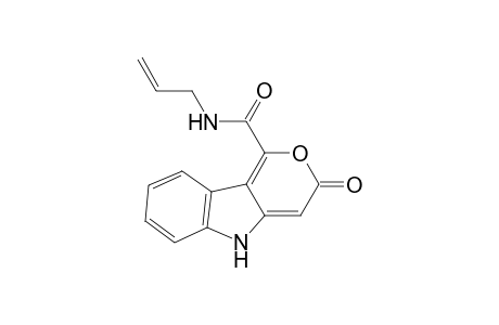 N-Allyl-3-oxopyrano[4,3-b]indole-1-carboxamide