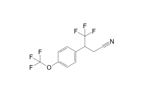 4,4,4-Trifluoro-3-(4-(trifluoromethoxy)phenyl)butanenitrile