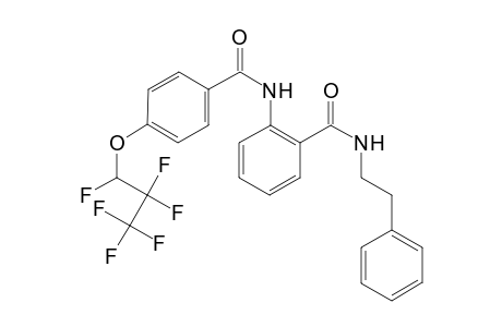 Benzamide, 2-[[4-(1,2,2,3,3,3-hexafluoropropoxy)benzoyl]amino]-N-(2-phenylethyl)-