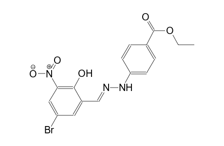 ethyl 4-[(2E)-2-(5-bromo-2-hydroxy-3-nitrobenzylidene)hydrazino]benzoate