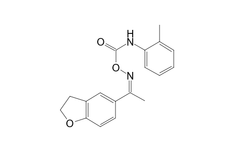 Carbamic acid, N-(2-methylphenyl)-, 1-(2,3-dihydro-5-benzofuryl)ethylidenamino ester