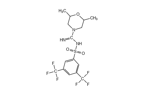 N-[1-(2,6-dimethylmorpholino)formimidoyl]-alpha,alpha,alpha,alpha',alpha',alpha'-hexafluoro-3,5-xylenesulfonamide