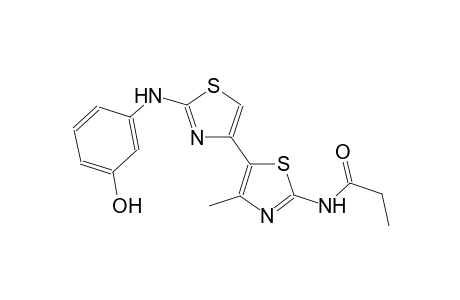 1-(4-methyl-5-{2-[(3-methylphenyl)methyl]-1,3-thiazol-4-yl}-1,3-thiazol-2-yl)butan-2-one