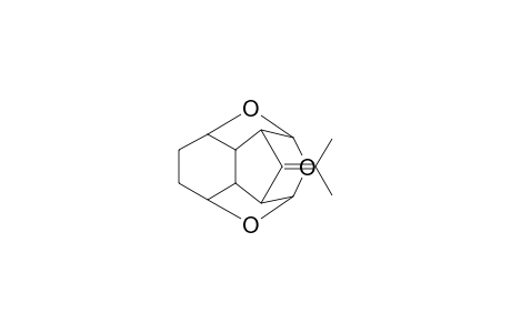 14-Isopropylidene-2,7,13-trioxapentacyclo[6.4.1.1(9,12).0(3,11).0(6,10)]tetradecane
