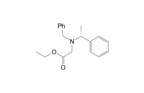 (R)-N-Benzyl-N-(1-phenylethyl)glycinethyl ester