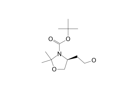 (S)-N-TERT.-BUTOXYCARBONYL-4-(2-HYDROXY)-ETHYL-2,2-DIMETHYLOXAZOLIDINE