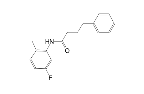 N-(5-fluoro-2-methylphenyl)-4-phenylbutanamide