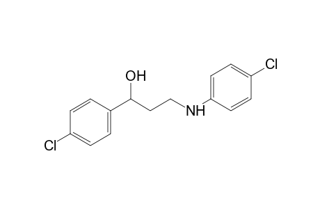 p-chloro-alpha-[2-(p-chloroanilino)ethyl]benzyl alcohol