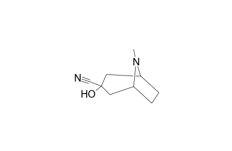 8-Azabicyclo[3.2.1]octane-3-carbonitrile, 3-hydroxy-8-methyl-