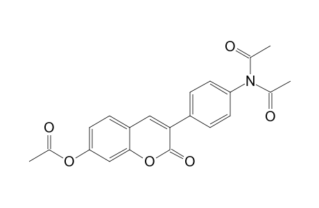 Acetamide, N-acetyl-N-[4-[7-(acetyloxy)-2-oxo-2H-1-benzopyran-3-yl]phenyl]-