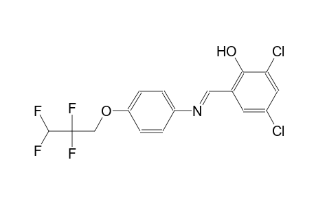phenol, 2,4-dichloro-6-[(E)-[[4-(2,2,3,3-tetrafluoropropoxy)phenyl]imino]methyl]-