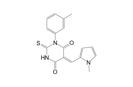 (5Z)-1-(3-methylphenyl)-5-[(1-methyl-1H-pyrrol-2-yl)methylene]-2-thioxodihydro-4,6(1H,5H)-pyrimidinedione