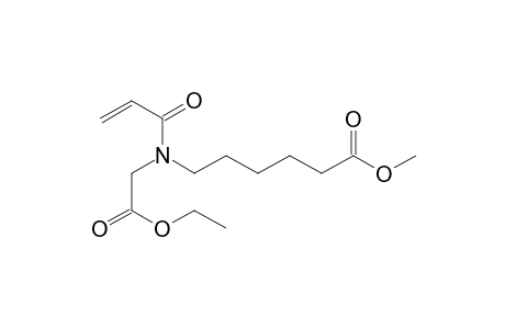 methyl 6-[(2-ethoxy-2-oxo-ethyl)-prop-2-enoyl-amino]hexanoate