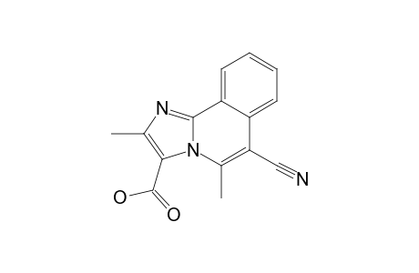 6-CYANO-2,5-DIMETHYLIMIDAZO-[2,1-A]-ISOQUINOLINE-3-CARBOXYLIC-ACID