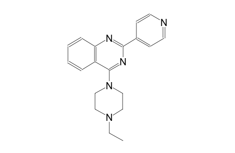 4-(4-ethyl-1-piperazinyl)-2-(4-pyridinyl)quinazoline