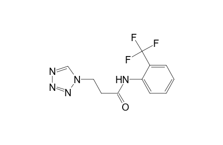1H-1,2,3,4-Tetrazole-1-propanamide, N-[2-(trifluoromethyl)phenyl]-