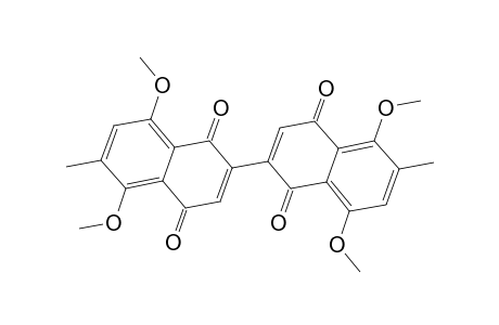 5,5',8,8'-Tetramethoxy-6,6'-methyl-2,2'-binaphthalene-1,1',4,4'-tetrone
