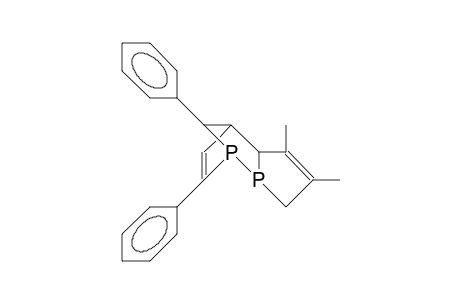 4,5-Dimethyl-9,10-diphenyl-1,2-diphospha-tricyclo(5.2.1.0/2,6/)deca-4,8-diene